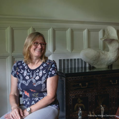 Kathy Kranias sitting looking to the left